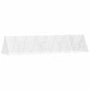 vidaXL Gabbia per Conigli Argento 430 x 100 x 85 cm Acciaio zincato