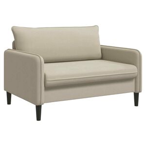 vidaXL Poltrona XXL Beige Velluto