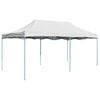 vidaXL Gazebo Professionale Pieghevole 3x6 m Acciaio Bianco