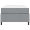 vidaXL Letto a molle Grigio chiaro 80 x 200 cm Tessuto