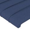 vidaXL Giroletto a Molle con Materasso Blu 180x200 cm in Tessuto