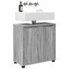 vidaXL Mobile per lavabo da bagno Grigio Sonoma 60 x 30 x 60 cm