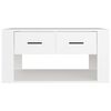 vidaXL Tavolino da Salotto Bianco 80x50x40 cm in Legno Multistrato