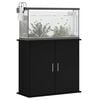 vidaXL Supporto per Acquario 81x36x73 cm in Legno Multistrato Nero