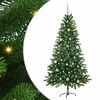 vidaXL Albero di Natale con 150 LED con supporto Verde 150 cm PE