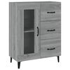 vidaXL Credenza Grigio Sonoma 69,5x34x90 cm in Legno Multistrato