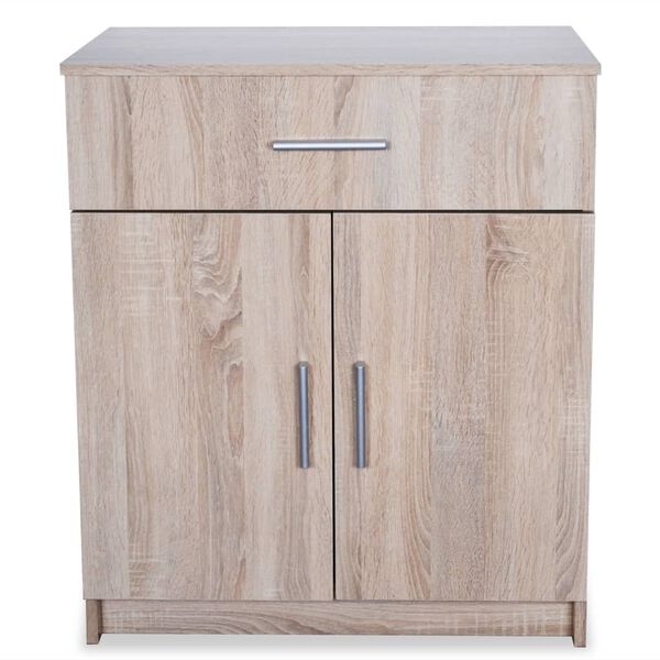 vidaXL Credenza in Legno Multistrato 71x35x88 cm Rovere