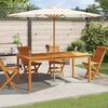 vidaXL Tavolo da Pranzo da Giardino 180x90x75 cm Legno Massello Acacia