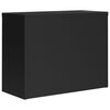 vidaXL Armadio Classificatore Nero 90x40x70 cm in Acciaio