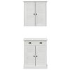vidaXL Set di mobili per il bagno VIGO 2 pcs Marrone 67.5 x 34 x 80 cm