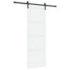 vidaXL Porta scorrevole 83 x 232 cm Legno Massello di Pino