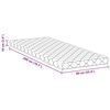 vidaXL Materasso Bianco 90 x 200 cm Schiuma PU