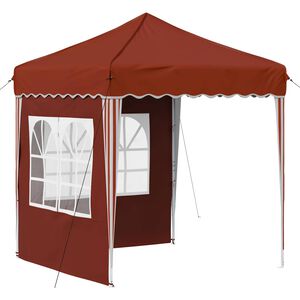 vidaXL Tenda per feste a pop-up 195 x 195 x 245 cm Terracotta