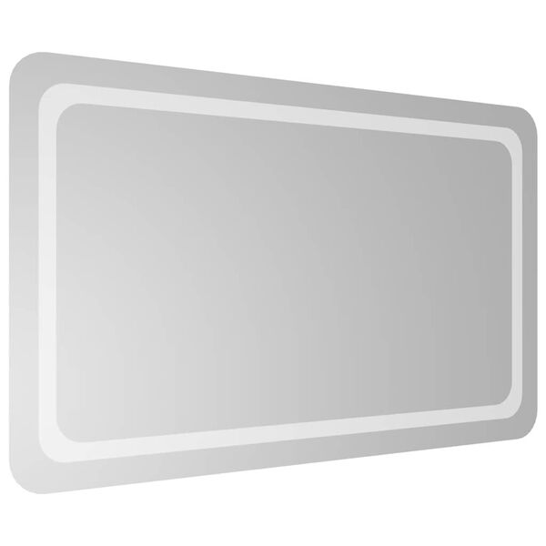 vidaXL Specchio da Bagno con Luci LED 100x60 cm