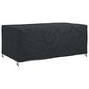 vidaXL Copertura per mobili Tinta unita Nero 240 x 140 x 90 cm 210D