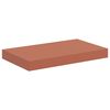 vidaXL Scaffale da parete 4 pcs Rosso 40 x 23,5 x 4 cm