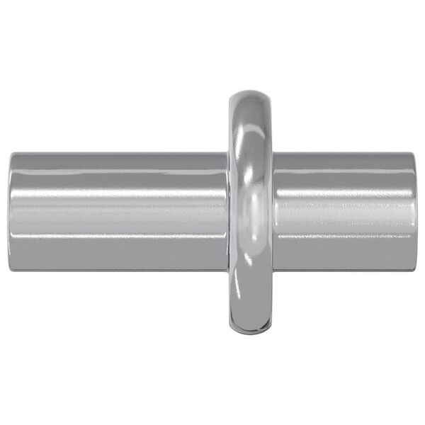 vidaXL Gancio per Mensola 12 pcs Argento 8,6 x 8,6 x 14,6 mm Acciaio