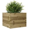 vidaXL Fioriera da Giardino 60x60x46 cm in Legno di Pino Impregnato