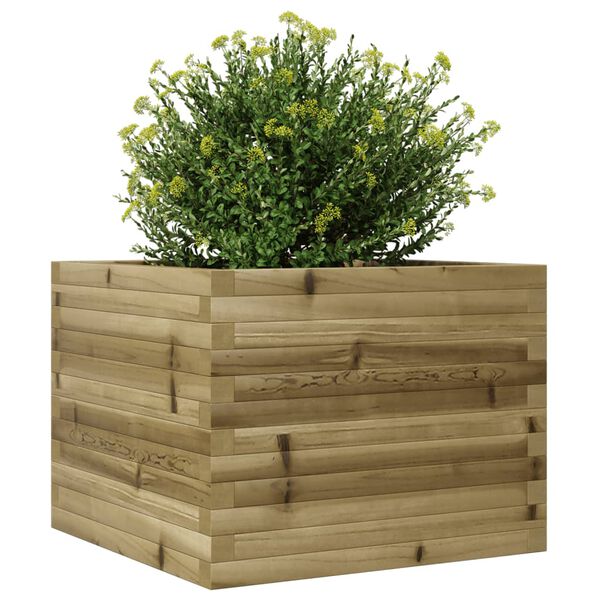 vidaXL Fioriera da Giardino 60x60x46 cm in Legno di Pino Impregnato