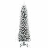 vidaXL Albero di Natale artificiale con 150 LED Bianco 120 cm