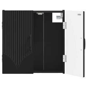 vidaXL Armadio per Dartboard HOORN Nero 52,5 x 10,5 x 53,5 cm