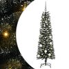 vidaXL Albero di Natale artificiale con 150 LED Verde 150 cm