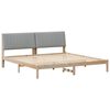 vidaXL Struttura del letto Marrone 200 x 200 cm Pino massello