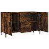 vidaXL Credenza Rovere Fumo 100x36x60 cm in Legno Multistrato