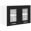 vidaXL Armadio pensile Rovere Nero 60 x 31 x 40 cm Legno multistrato