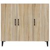 vidaXL Credenza Rovere Sonoma 90x34x80 cm in Legno Multistrato