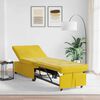 vidaXL Divano letto Giallo 194 x 67 x 82 cm Velluto