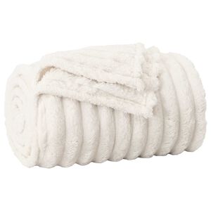 vidaXL Coperta Crema 240 x 220 cm 1.37 kg Panno