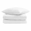 vidaXL Duvet Invernale con cuscino 2 pcs Bianco Piuma d'anatra