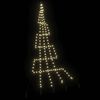vidaXL Albero di Natale LED con picchetti per il terreno 306 cm