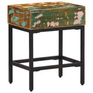 vidaXL Tavolino 40x30x51 cm in Legno Massello di Recupero