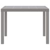 vidaXL Tavolo da Pranzo da Giardino Grigio chiaro 100 x 100 x 73 cm