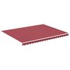 vidaXL Tessuto di Ricambio per Tenda da Sole Rosso Borgogna 4,5x3,5 m