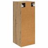 vidaXL Pensile Rovere artigianale 34,5 x 34 x 90 cm Legno multistrato