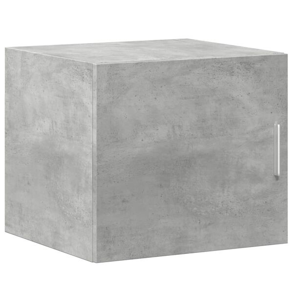 vidaXL Mobile a Parete Grigio Cemento 45x42,5x40 cm Legno Multistrato
