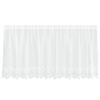 vidaXL Tenda in Pizzo Bianco 100 x 300 cm Poliestere