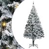 vidaXL Albero di Natale artificiale pre-illuminato con set di palline