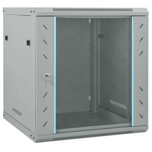 vidaXL Armadietto di rete Grigio 60 x 45 x 65 cm Acciaio