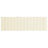 vidaXL Cuscino per Lettino Crema 200x50x3 cm in Tessuto Oxford