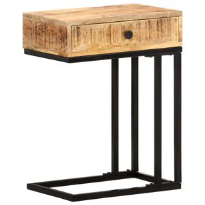 vidaXL Tavolino Laterale a Forma di U 45x30x61 cm in Massello di Mango