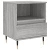 vidaXL Comodino Grigio Sonoma 40x35x50 cm in Legno Multistrato