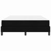 vidaXL Letto a molle con materasso Nero 140 x 200 cm Tessuto