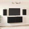 vidaXL Set mobile TV 7 pcs Rovere Nero 30,5 x 30 x 60 cm