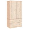vidaXL Armadio ALTA 90x55x170 cm in Legno Massello di Pino