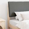 vidaXL Testiera imbottita Grigio scuro 90 cm Pino massello