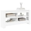 vidaXL MobileTVAngolare Bianco 102 x 40,5 x 45 cm Legno multistrato